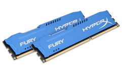 Модуль памяти HyperX Fury Blue DDR3 DIMM 1600MHz PC3-12800 CL10 - 8Gb KIT (2x4Gb) HX316C10FK2/8 (190903)