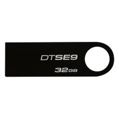Флешка USB KINGSTON DataTraveler SE9 32Гб, USB2.0, черный [dtse9h/32gb] (1106828)