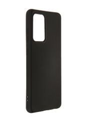 Чехол DF для Samsung Galaxy A52 (4G/5G) с микрофиброй Silicone Black sOriginal-29 (823248)