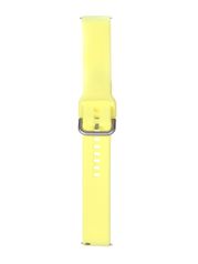 Аксессуар Универсальный ремешок Red Line 20mm Silicone Yellow УТ000025249 (848281)
