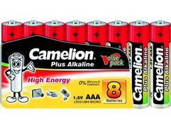 Батарейка AAA - Camelion Alkaline Plus LR03 LR03-SP-8 (8 штук) (541261)