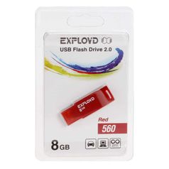 USB Flash Drive 8Gb - Exployd 560 Red EX-8GB-560-Red (350900)