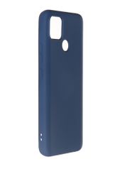 Чехол DF для Realme C25 с микрофиброй rmOriginal-13 Blue (862361)