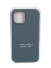 Чехол Krutoff для APPLE iPhone 12 Pro Max Silicone Case Gray Blue 11155 (805601)