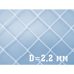 Сетка для мини-футбольных ворот для зала d=2,2 (166)