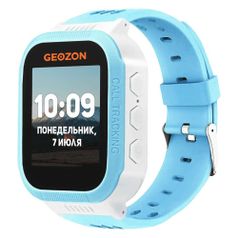 Смарт-часы GEOZON Classic, 1.44", голубой / голубой [geo-g-w06blu] (1411413)