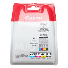 Картридж Canon CLI-471C/M/Y/Bk, многоцветный / 0401C004 (330017)
