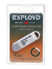 USB Flash Drive 16Gb - Exployd 600 EX-16GB-600-White (803700)