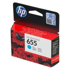 Картридж HP 655, голубой / CZ110AE (691137)