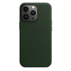 Чехол (клип-кейс) Apple Leather Case with MagSafe, для Apple iPhone 13 Pro, зеленая секвойя [mm1g3ze/a] (1603661)