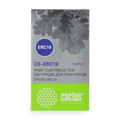 Картридж Cactus CS-ERC18, фиолетовый / 12.7мм, 12м ( CS-ERC18 (807472)