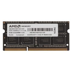 Модуль памяти AMD R538G1601S2S-UO DDR3 - 8ГБ 1600, SO-DIMM, OEM (766734)