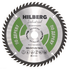 Диск пильный по дереву 180 мм серия Hilberg Industrial 180*56Т*20/16 мм HW182