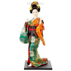 Фигурка декоративная "Японка в кимоно" 13*13*30,5см. (6видов) (31299)