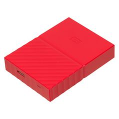 Внешний жесткий диск WD My Passport WDBBEX0010BRD-EEUE, 1Тб, красный (411286)