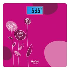 Напольные весы Tefal PP1531V0, до 160кг, цвет: розовый/рисунок [1830008084] (1601565)