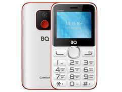 Сотовый телефон BQ 2301 Comfort White-Red (812153)