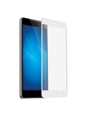 Аксессуар Закаленное стекло DF для Xiaomi Redmi Note 5A / Note 5A Prime Full Screen+Full Glue xiColor-18 White (592307)
