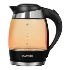 Чайник электрический STARWIND SKG2212, 2200Вт, оранжевый и черный (497890)
