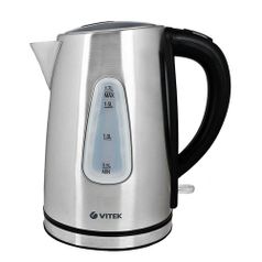 Чайник электрический Vitek VT-7007, 2200Вт, серебристый (350983)