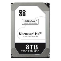 Жесткий диск WD Ultrastar DC HC510 HUH721008AL5204, 8Тб, HDD, SAS 3.0, 3.5" [0f27358] (1102078)