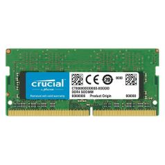 Модуль памяти CRUCIAL CT8G4S24AM DDR4 - 8Гб 2400, SO-DIMM, Ret (1099704)