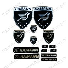 Эмблемы Hamann для BMW, 14 наклеек