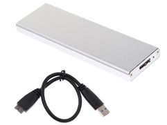Внешний корпус для SSD M.2 Orient 3502S U3 USB 3.0 Silver 30778 (625169)
