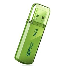 Флешка USB Silicon Power Helios 101 16ГБ, USB2.0, зеленый [sp016gbuf2101v1n] (591886)
