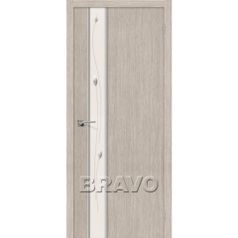 Дверь межкомнатная Глейс-1 Sprig 3D Cappuccino Series (20532)
