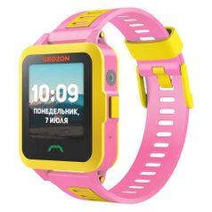 Смарт-часы GEOZON Active, 1.44", розовый / розовый [geo-g-w03pnk] (1411394)