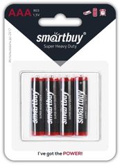 Батарейка AAA - Smartbuy R03/4B SBBZ-3A04B (4 штуки) (277298)