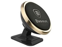 Держатель Baseus 360-degree Rotation Magnet Mount Luxury Gold SUGENT-NT0V 907749 (585622)