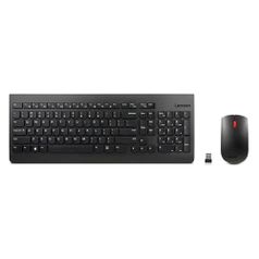 Комплект (клавиатура+мышь) Lenovo Essential, USB, беспроводной, черный [4x30m39487] (421967)