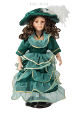 Кукла коллекционная Грета, фарфор 41см  (51504)