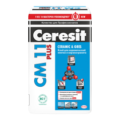 Клей Ceresit Клей Ceresit CM 11 для плитки, для наружных и внутренних работ 25 кг (1115)