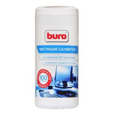 Влажные салфетки Buro BU-Ascreen, 100 шт (туба) (483759)
