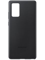 Чехол для Samsung Galaxy Note 20 Leather Cover Black EF-VN980LBEGRU (765134)