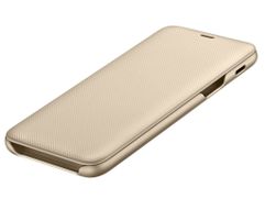 Аксессуар Чехол-книжка Samsung Galaxy A6 2018 Wallet Cover Gold EF-WA600CFEGRU (577354)