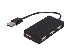 Хаб USB Perfeo PF-VI-H023 4 Ports Black PF_C3217 (872604)