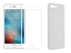 Аксессуар Защитное стекло + накладка Innovation для APPLE iPhone 7 Plus / 8 Plus 5D Lux White 11703 (562876)
