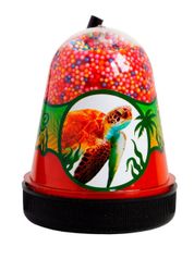 Слайм Slime Jungle Черепаха 130гр с разноцветными пенопластовыми шариками S300-33 (869280)