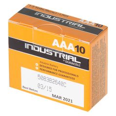 AAA Батарейка DURACELL Industrial LR03-10BL MN2400, 10 шт. (318662)