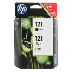 Картридж HP 121, черный / трехцветный [cn637he] (743386)