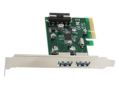 Контроллер Orient AM-31U2PE-2A PCI-Ex - 2ext x USB 3.1 Gen2 Type-A oem 30046 (734255)