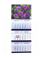 Календарь квартальный на 2020 год «Цветы 2» (ТРИО Большой) (315)
