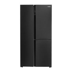 Холодильник Hyundai CS5073FV, трехкамерный, черная сталь (1194237)