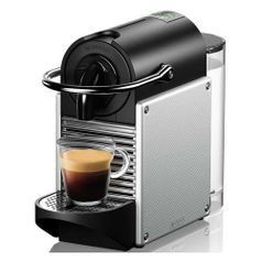 Капсульная кофеварка DELONGHI Nespresso Pixie EN125.S, серебристый [0132190542] (671458)