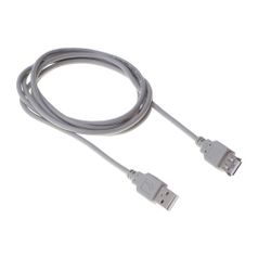 Кабель USB2.0 BURO USB A(m) - USB A(f), 3м, блистер, серый [bhp ret usb_af30] (485540)