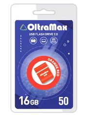 USB Flash Drive 16Gb - OltraMax 50 OM-16GB-50-Orange Red (740936)